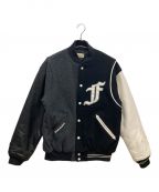 FORSOMEONEフォーサムワン）の古着「VARSITY CLUB JACKET」｜ブラック×グレー