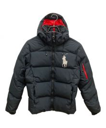 POLO RALPH LAUREN（ポロ・ラルフローレン）の古着「ビッグポニー2WAYダウンジャケット」｜ブラック