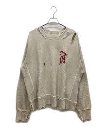 ANCELLM（アンセルム）の古着「24SS CRASH SWEAT SHIRT」｜グレー