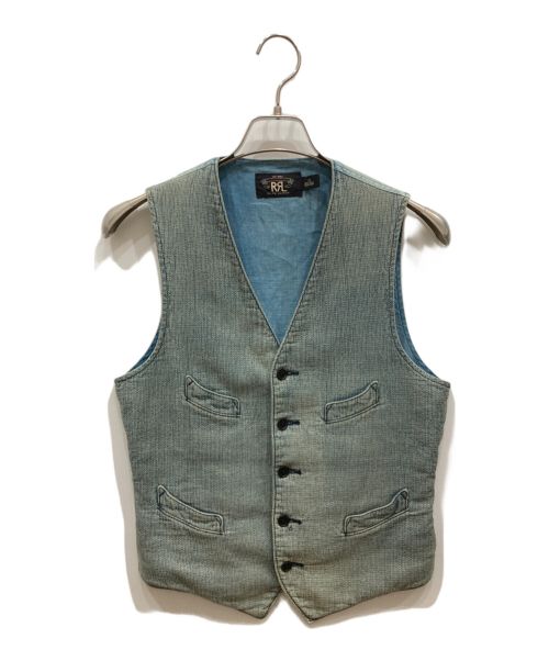 RRL（ダブルアールエル）RRL (ダブルアールエル) 1930s Style Abrams Indigo Vest ブルー サイズ:XSの古着・服飾アイテム