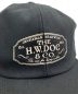 中古・古着 THE.H.W.DOG&CO (ザエイチダブリュードッグアンドコー) TRUCKER CAP　トラッカーキャップ ブラック サイズ:38：12000円