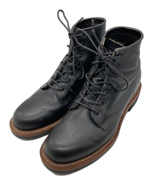 CHIPPEWA（チペワ）CHIPPEWA (チペワ) 6inch レースアップブーツ ブラック サイズ: 8Dの古着・服飾アイテム