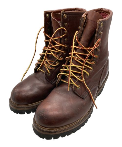 RED WING（レッドウィング）RED WING (レッドウィング) ロガーブーツ ブラウン サイズ: 7 1/2の古着・服飾アイテム