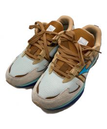 MIZUNO×digawel（ミズノ×ディガウェル）の古着「WAVE RIDER B」｜ブルー×ブラウン