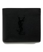 Saint Laurent Parisサンローランパリ）の古着「MONOGRAM EAST/WEST WALLET」｜ブラック