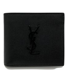 Saint Laurent Paris（サンローランパリ）の古着「MONOGRAM EAST/WEST WALLET」｜ブラック