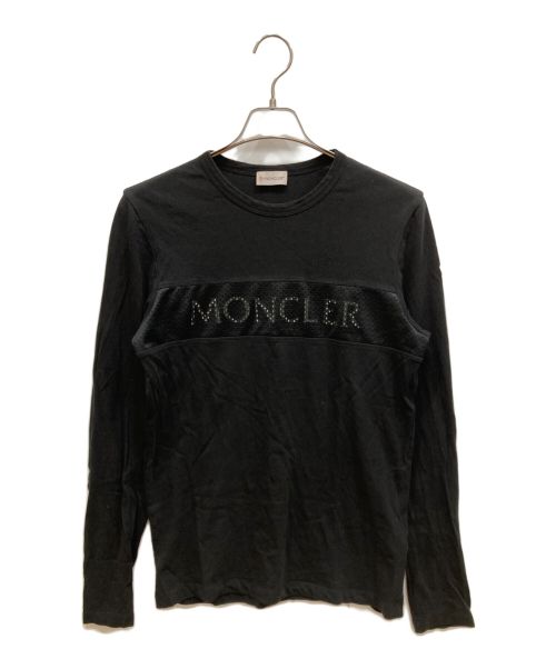 MONCLER（モンクレール）MONCLER (モンクレール) MAGLIA-T-SHIRT ブラック サイズ:Sの古着・服飾アイテム