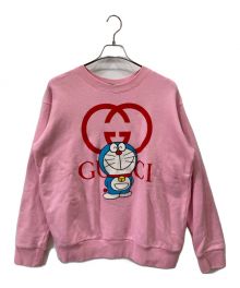 GUCCI×DORAEMON（グッチ×ドラエモン）の古着「フロントロゴスウェット」｜ピンク