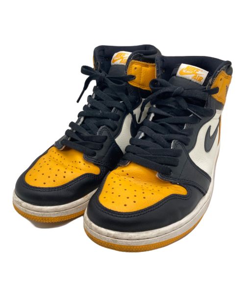 NIKE（ナイキ）NIKE (ナイキ) AIR JORDAN1 ブラック×イエロー サイズ:27.5の古着・服飾アイテム