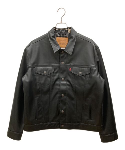 LEVI'S PReMIUM（リーバイスプレミアム）LEVI'S PReMIUM (リーバイスプレミアム) THE TRUCKER JKT ブラック サイズ:Lの古着・服飾アイテム