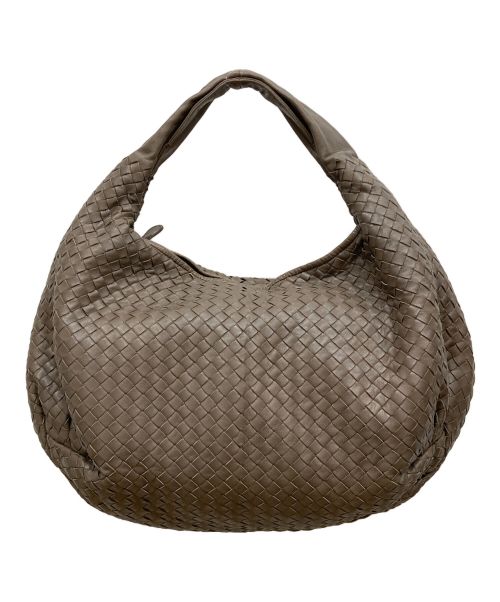 BOTTEGA VENETA（ボッテガベネタ）BOTTEGA VENETA (ボッテガベネタ) イントレチャートワンショルダーバッグ ブラウンの古着・服飾アイテム