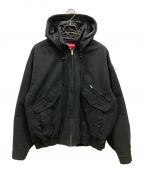 SUPREMEシュプリーム）の古着「24AW Leather Collar Utility Jacket」｜ブラック