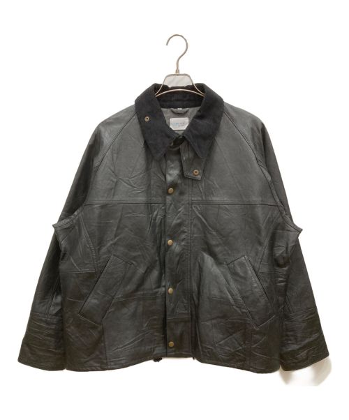 yoused（ユーズド）yoused (ユーズド) LEATHER DRIVERS JKT ブラック サイズ:1の古着・服飾アイテム