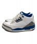 NIKE (ナイキ) AIR JORDAN 3 RETRO ホワイト×ブルー サイズ:27：13000円