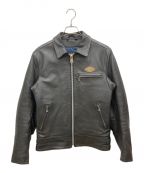 CHALLENGERチャレンジャー）の古着「LEATHER RIDERS JACKET　レザージャケット」｜ブラック