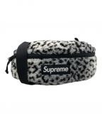 SUPREMEシュプリーム）の古着「17AW Leopard fleece waist bag」｜ホワイト