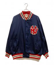 MITCHELL & NESS (ミッチェルアンドネス) スタジャン ネイビー×レッド サイズ:52