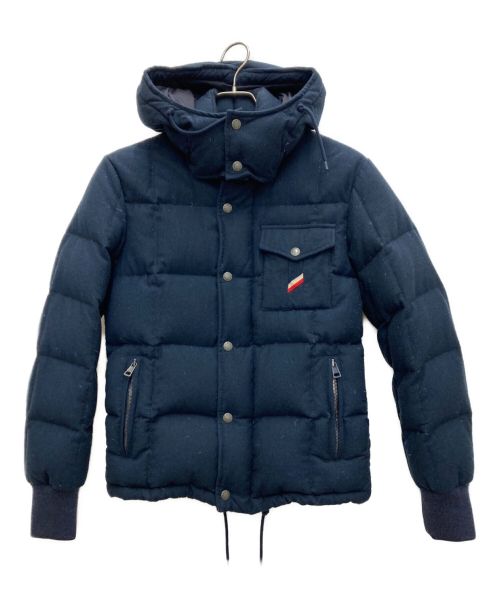 MONCLER（モンクレール）MONCLER (モンクレール) ウールダウンジャケット ネイビーの古着・服飾アイテム