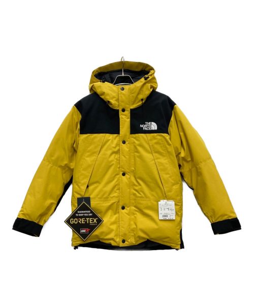 THE NORTH FACE（ザ ノース フェイス）THE NORTH FACE (ザ ノース フェイス) GORE-TEX マウンテンダウンジャケット イエロー×ブラック サイズ:M 未使用品の古着・服飾アイテム