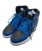 NIKEナイキ）の古着「AIR JORDAN 1 Dark Marina Blue」｜ブルー×ブラック