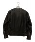 Schott (ショット) NO COLLAR LAMBSKIN RIDERS ブラウン サイズ:40：39800円