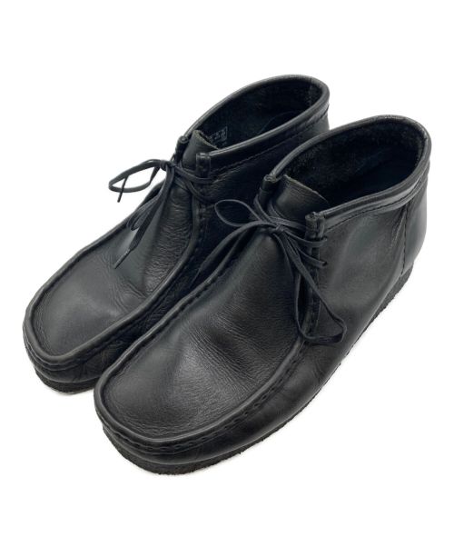 CLARKS（クラークス）CLARKS (クラークス) Wallabee BLACK LEATHER ブラック サイズ:26.0cmの古着・服飾アイテム