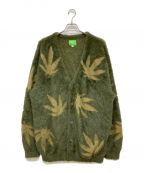 HUFハフ）の古着「PLANTLIFE CARDIGAN」｜グリーン