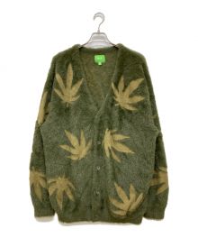 HUF（ハフ）の古着「PLANTLIFE CARDIGAN」｜グリーン