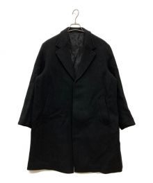 STEVEN ALAN（スティーブンアラン）の古着「100S MELTON CHESTER COAT」｜ブラック