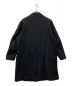 STEVEN ALAN (スティーブンアラン) 100S MELTON CHESTER COAT ブラック サイズ:S：9000円