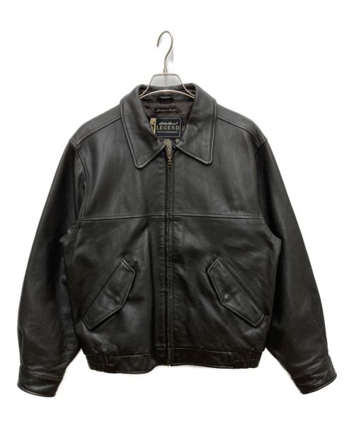 Eddie Bauer LEGEND（エディーバウアー・レジェンド）Eddie Bauer LEGEND (エディーバウアー・レジェンド) レザージャケット ブラウン サイズ:Sの古着・服飾アイテム