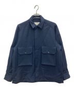 STUDIO NICHOLSONスタジオニコルソン）の古着「CARBON OVERSHIRT」｜ネイビー