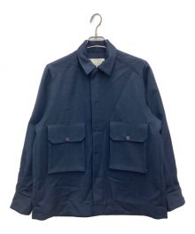 STUDIO NICHOLSON（スタジオニコルソン）の古着「CARBON OVERSHIRT」｜ネイビー