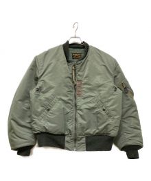 BUZZ RICKSON'S（バズリクソンズ）の古着「TYPE MA-1 “LION UNIFORM INC.”」｜グリーン