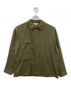 jiedaジエダ）の古着「FLAP POCKET SHIRT」｜カーキ