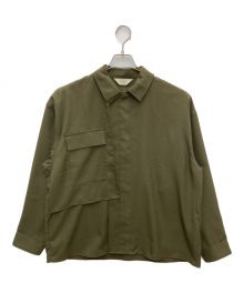 jieda（ジエダ）の古着「FLAP POCKET SHIRT」｜カーキ