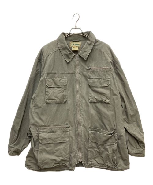 L.L.Bean（エルエルビーン）L.L.Bean (エルエルビーン) POPLIN HUNTING JACKET オリーブ サイズ:XXLの古着・服飾アイテム