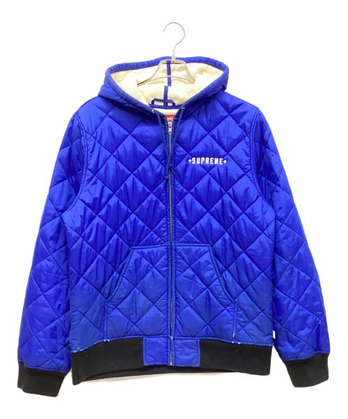 SUPREME（シュプリーム）Supreme (シュプリーム) INDEPENDENT (インディペンデント) Quilted Nylon Jacket ブルー サイズ:Lの古着・服飾アイテム