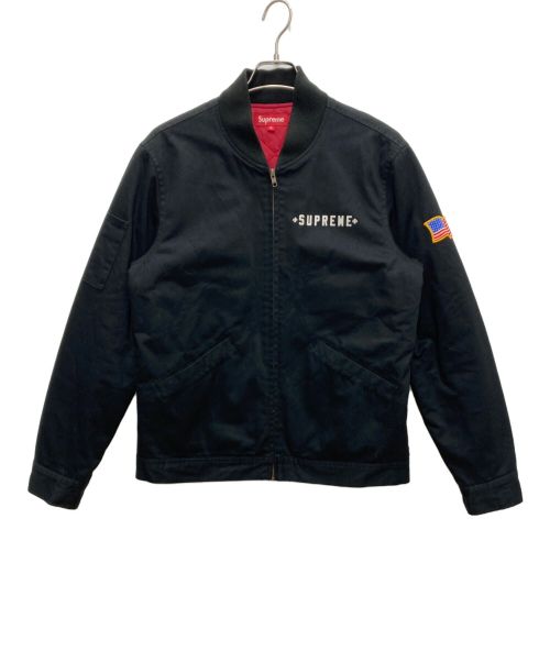 SUPREME（シュプリーム）Supreme (シュプリーム) INDEPENDENT (インディペンデント) Independent Work Jacket ブラック サイズ:Mの古着・服飾アイテム