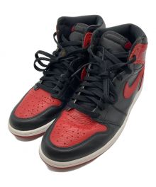 NIKE（ナイキ）の古着「AIR JORDAN 1 RETRO HIGH BRED BANNED」｜レッド×ブラック