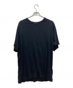 YOHJI YAMAMOTOヨウジヤマモト）の古着「シワ加工Tシャツ」｜ブラック