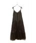 HER LIP TO（ハーリップトゥ）の古着「Lace-Trimmed Satin Cami Dress」｜ブラウン