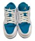 中古・古着 NIKE (ナイキ) AIR JORDAN 1 LOW AQUATONE ブルー サイズ:26cm：7000円