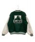 X-LARGE (エクストララージ) OG VARSITY JACKET グリーン×ホワイト サイズ:XL：10000円