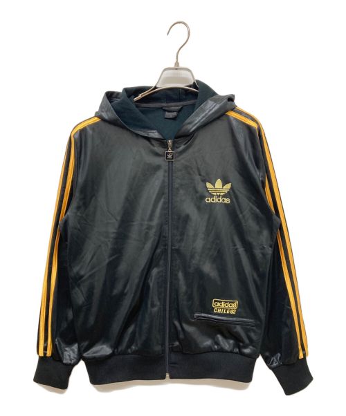 adidas（アディダス）adidas (アディダス) 00s/chile62/トラックジャケット/パーカー/ジップパーカー/P06963 ブラック サイズ:Sの古着・服飾アイテム