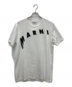 MARNIマルニ）の古着「ロゴTシャツ」｜ホワイト