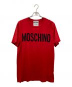 MOSCHINOモスキーノ）の古着「ロゴTシャツ」｜レッド