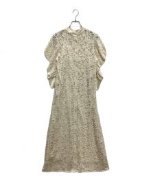 Ameri（アメリ）の古着「2WAY DRAPE SLEEVE EMBROIDERY DRESS」｜ホワイト