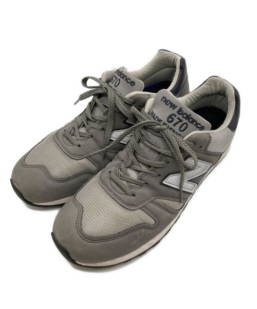 NEW BALANCE（ニューバランス）NEW BALANCE (ニューバランス) ローカットスニーカー グレー サイズ:10 1/2の古着・服飾アイテム