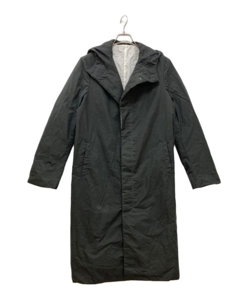 Bergfabel（バーグファベル）Bergfabel (バーグファベル) Long Coat with Hood グレー サイズ:46の古着・服飾アイテム